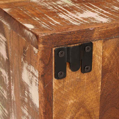 Nattbord Sengbord Brun 35 x 33 x 48 cm Massiv Rektivert Tre