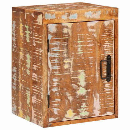 Nattbord Sengbord Brun 35 x 33 x 48 cm Massiv Rektivert Tre