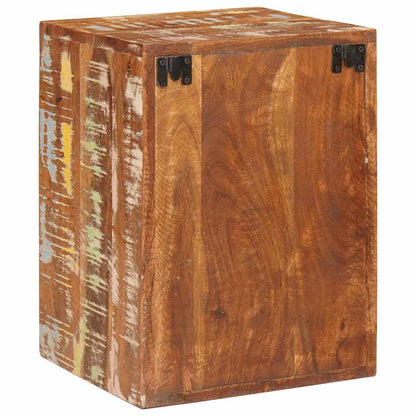 Nattbord Sengbord Brun 35 x 33 x 48 cm Massiv Rektivert Tre