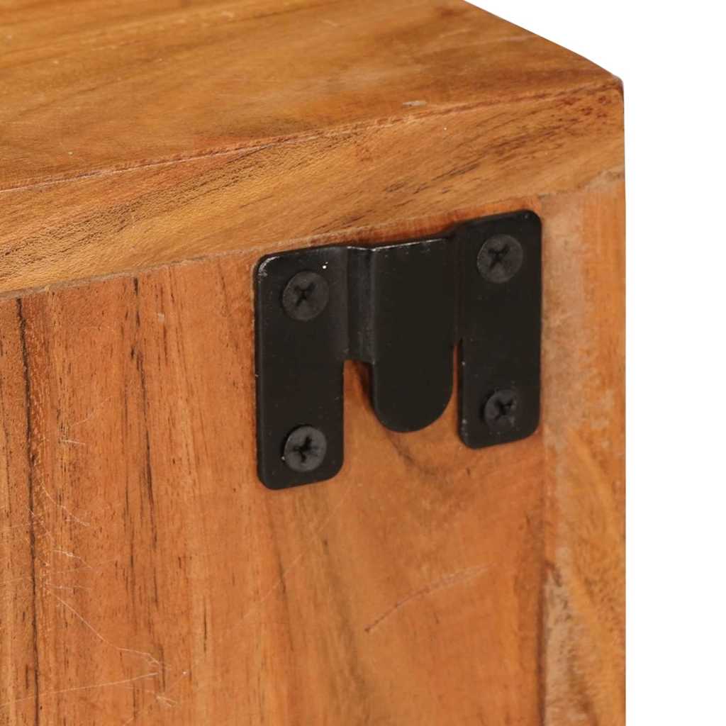 Nattbord Sengbord Brun 35 x 33 x 48 cm Solid akasietre