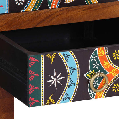 Skjenk Tre heltre akasie flerfarget 50x35x60 cm