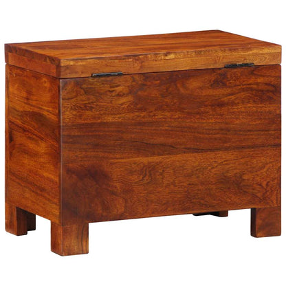 Oppbevaringskiste Flerfarget 50 x 30 x 40 cm heltre akasie