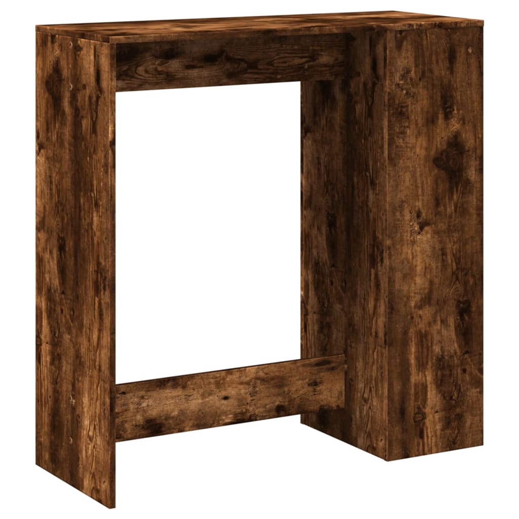 Barbord kafebord Bistrobord med stativer røkt eik 101x40x103,5 cm konstruert tre