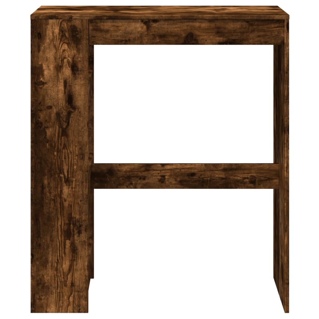 Barbord kafebord Bistrobord med stativer røkt eik 90x40x103,5 cm konstruert tre