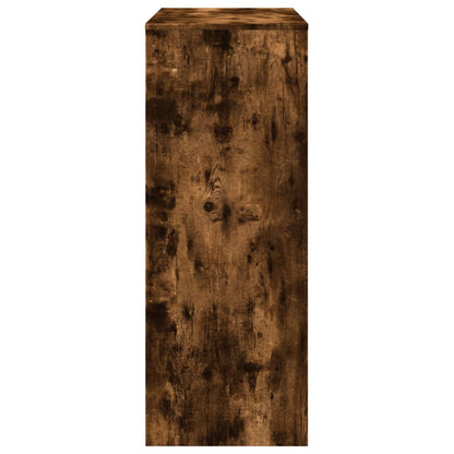 Barbord kafebord Bistrobord med stativer røkt eik 90x40x103,5 cm konstruert tre