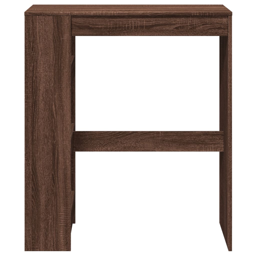 Barbord kafebord Bistrobord med stativer brun eik 90x40x103,5 cm konstruert tre