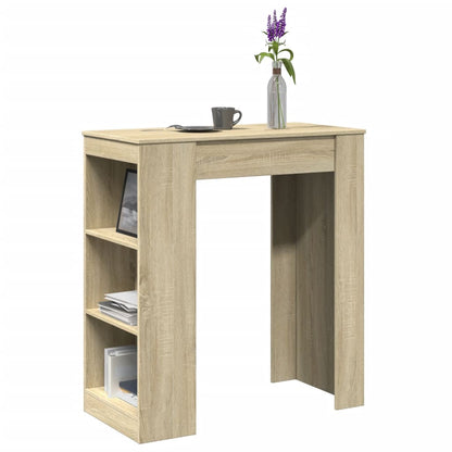 Barbord kafebord Bistrobord med stativer sonoma eik 95x47x103,5 cm konstruert tre