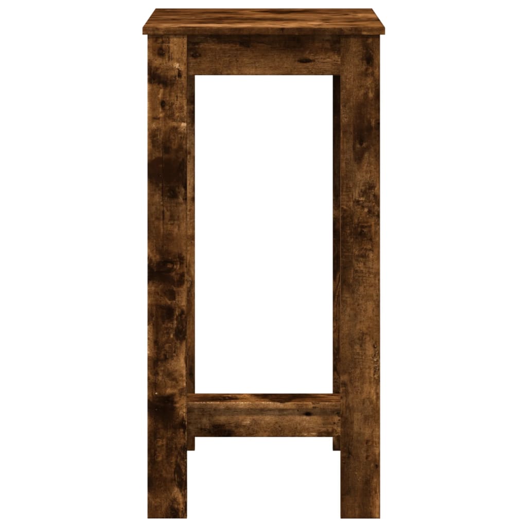 Barbord kafebord Bistrobord røkt eik 51x50x103,5 cm konstruert tre