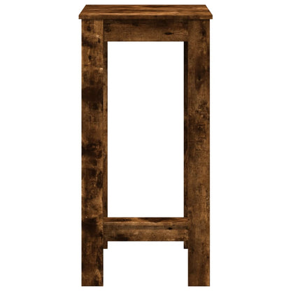 Barbord kafebord Bistrobord røkt eik 51x50x103,5 cm konstruert tre