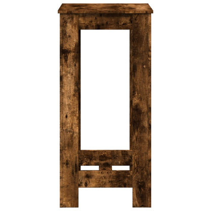 Barbord kafebord Bistrobord røkt eik 51x50x103,5 cm konstruert tre