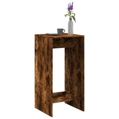 Barbord kafebord Bistrobord røkt eik 51x50x103,5 cm konstruert tre