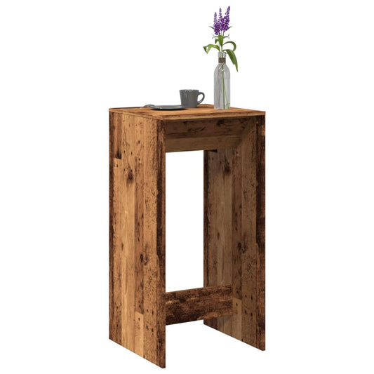 Barbord kafebord Bistrobord gammelt tre 51x50x103,5 cm konstruert tre