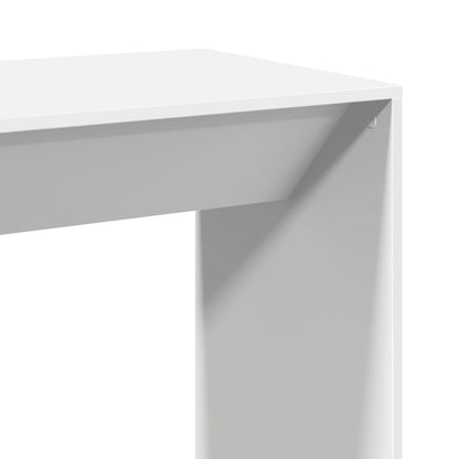 Barbord kafebord Bistrobord hvit 102x50x103,5 cm konstruert tre