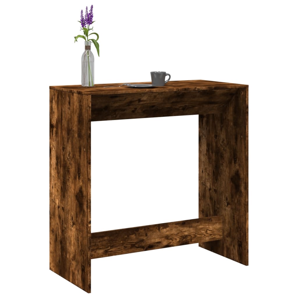 Barbord kafebord Bistrobord røkt eik 102x50x103,5 cm konstruert tre