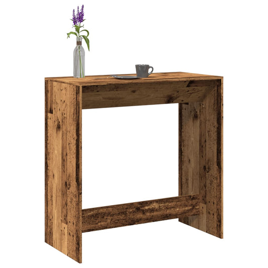 Barbord kafebord Bistrobord gammelt tre 102x50x103,5 cm konstruert tre