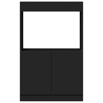 Skap Svart 63x33x100 cm