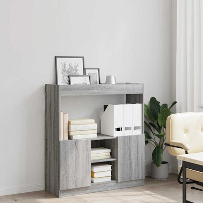 Skap Sonoma Grå 92x33x100 cm