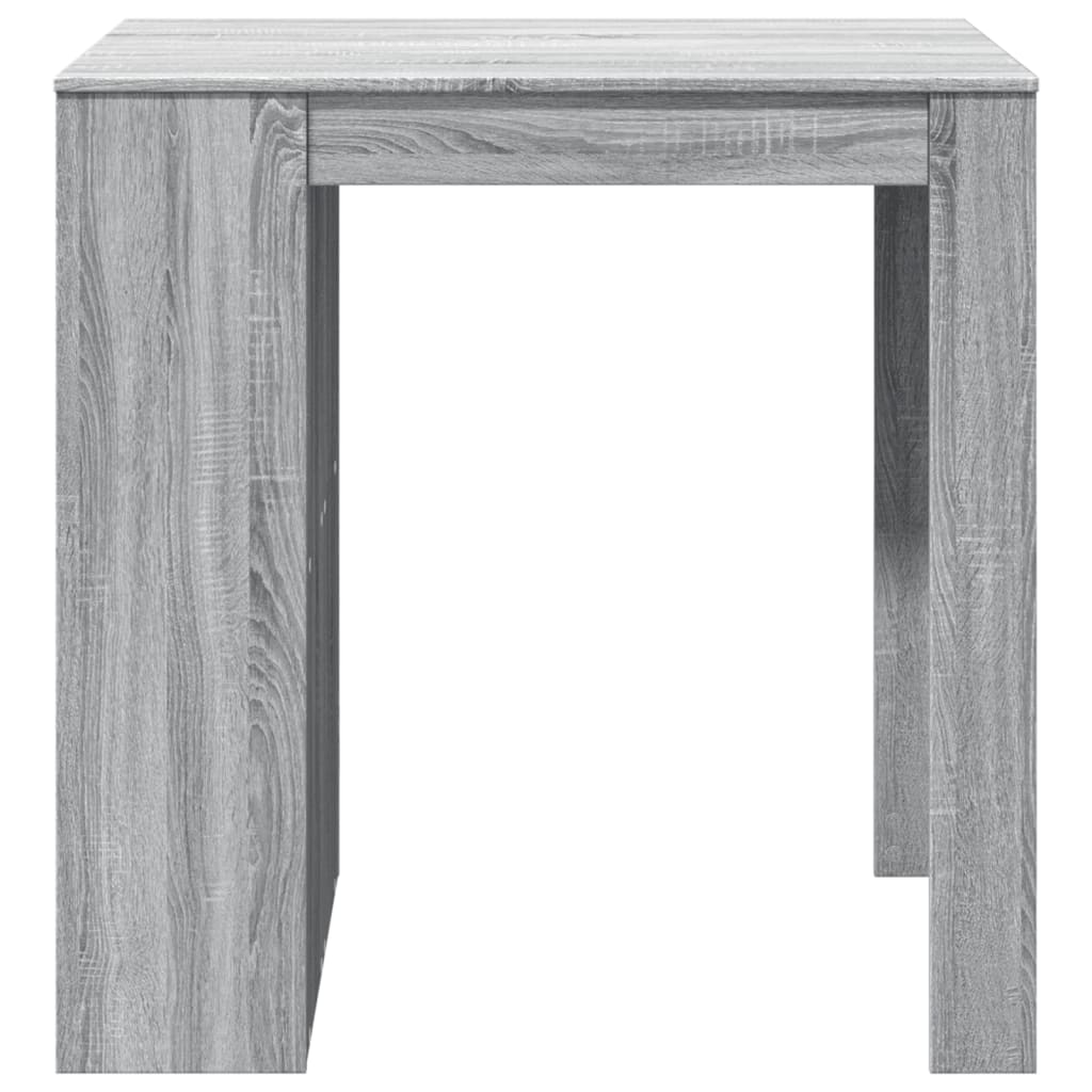 Barbord kafebord Bistrobord grå sonoma eik 102x70x103,5 cm konstruert tre