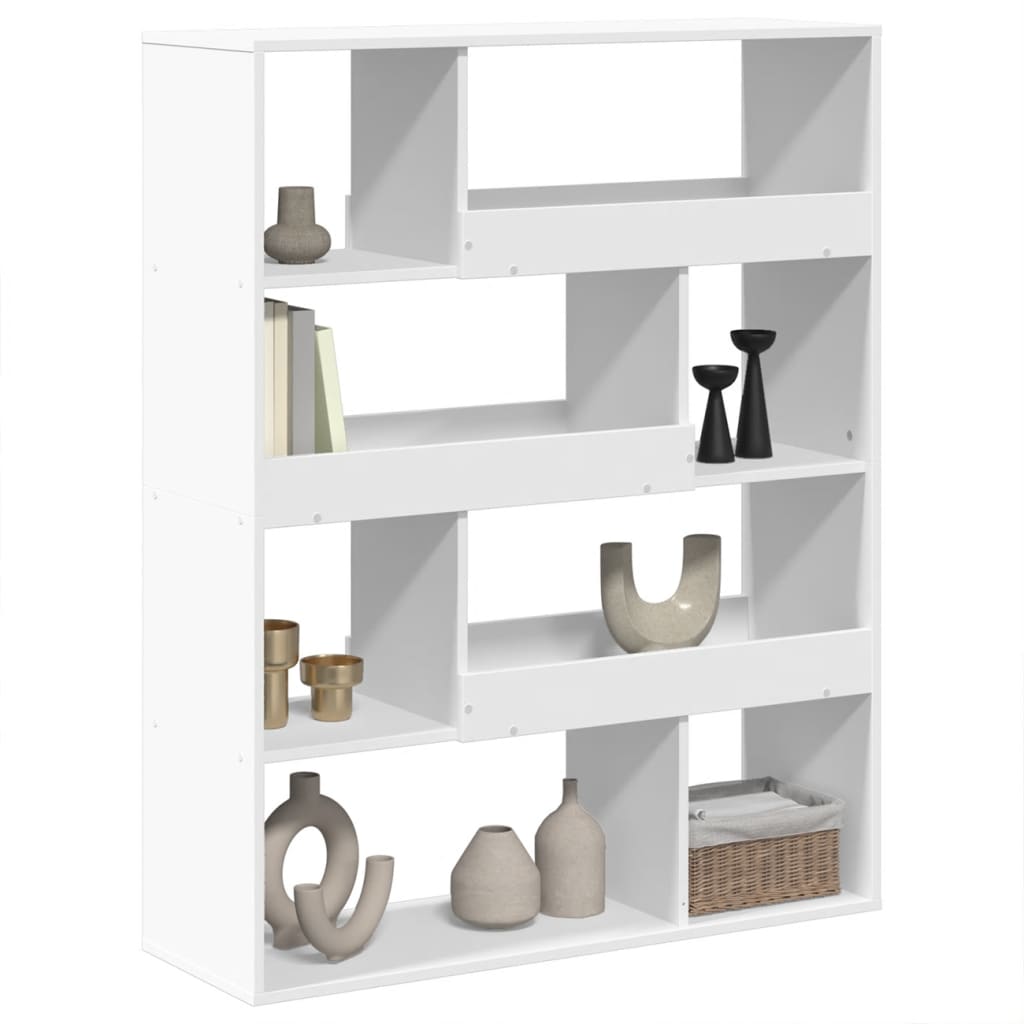 Bokhylle Hvit 100x33x125,5 cm