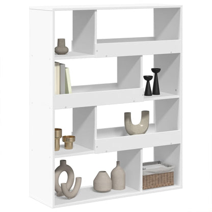 Bokhylle Hvit 100x33x125,5 cm