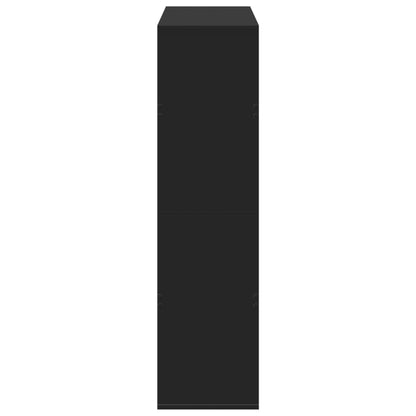 Bokhylle Svart 100x33x125,5 cm