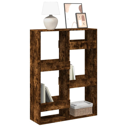 Bokhylle Røkt Eik 100x33x135 cm