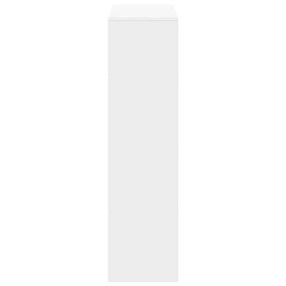 Romdeler hvit 100x33x125,5 cm konstruert tre