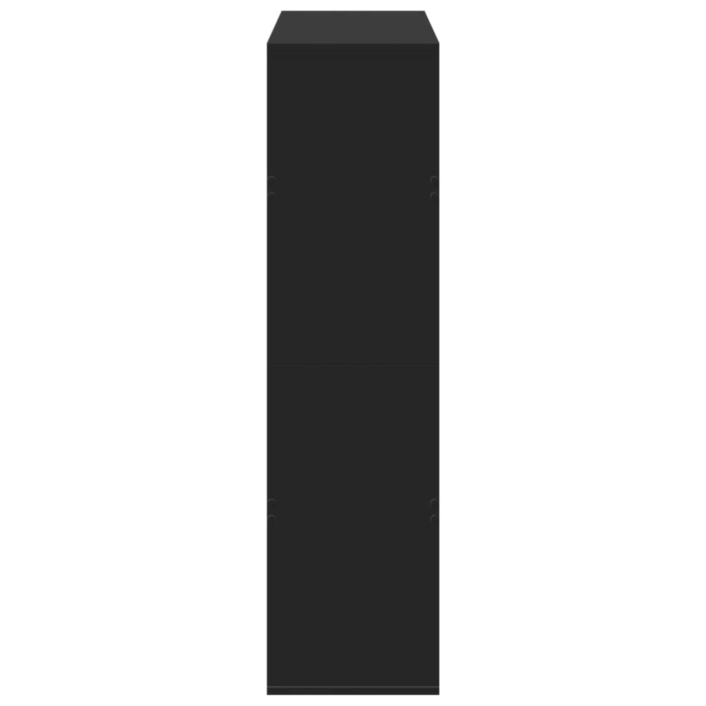 Bokhylle Svart 100x33x125,5 cm