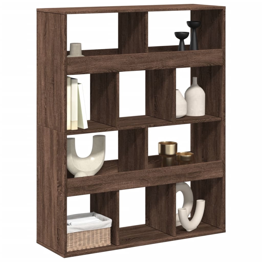 Bokhylle Brun Eik 100x33x125,5 cm