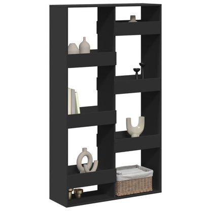 Bokhylle Svart 100x33x175 cm