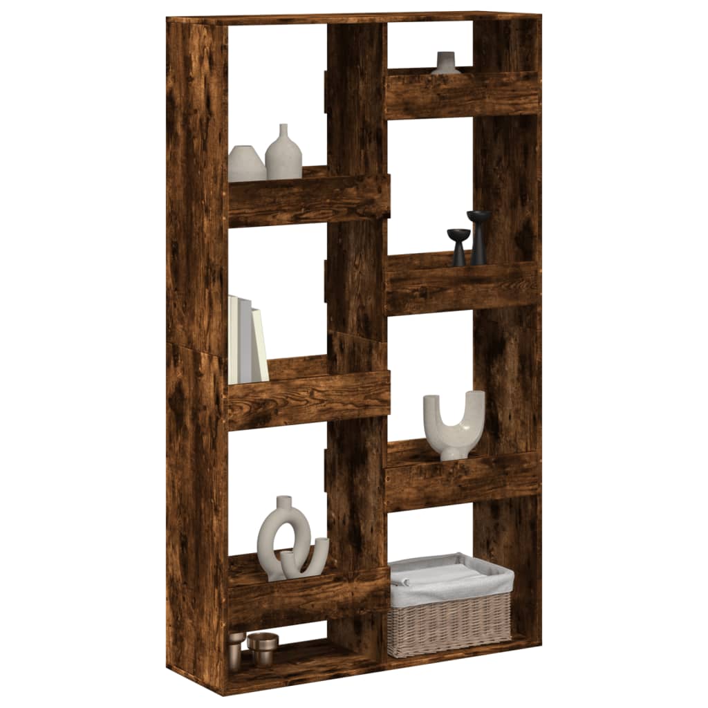 Bokhylle Røkt Eik 100x33x175 cm