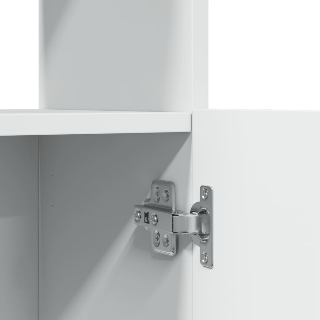 Skap Hvit 63x33x180 cm