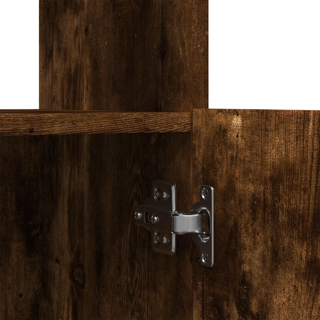 Skap Røkt Eik 63x33x180 cm