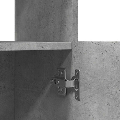 Skap Betonggrå 92x33x140 cm