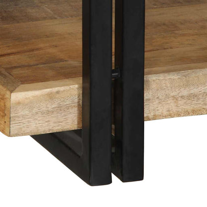 Vegghylle Tre 90x33x45 cm grovt heltre mangotre