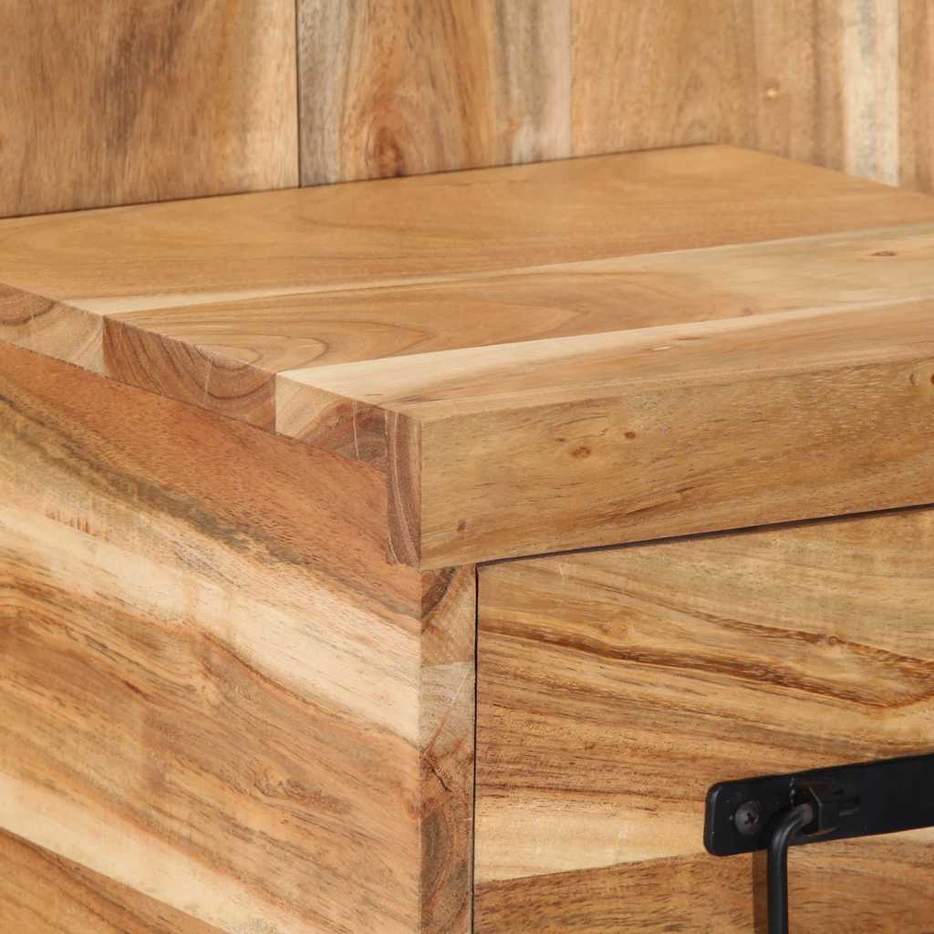 Nattbord Sengbord Tre Heltre Akasietre 60x32x80 cm