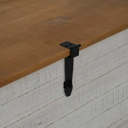 Oppbevaringskiste HALDEN Hvit 91x48x47 cm heltre furu