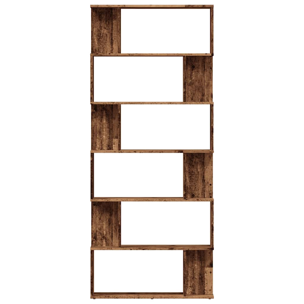 Bokhylle Gammelt Tre 80x24x192 cm