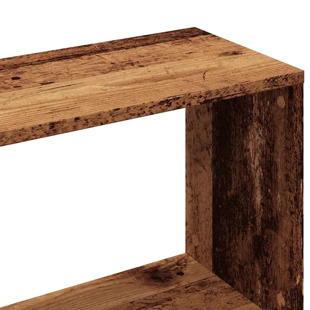 Bokhylle Gammelt Tre 80x24x192 cm