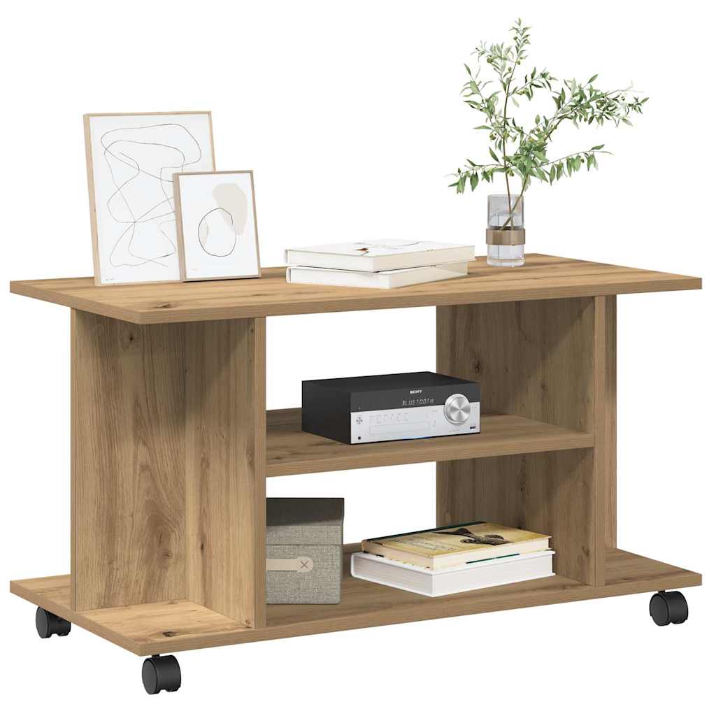 TV-Møbel Artisan Eik Tv-benk med hjul 80x40x45 cm