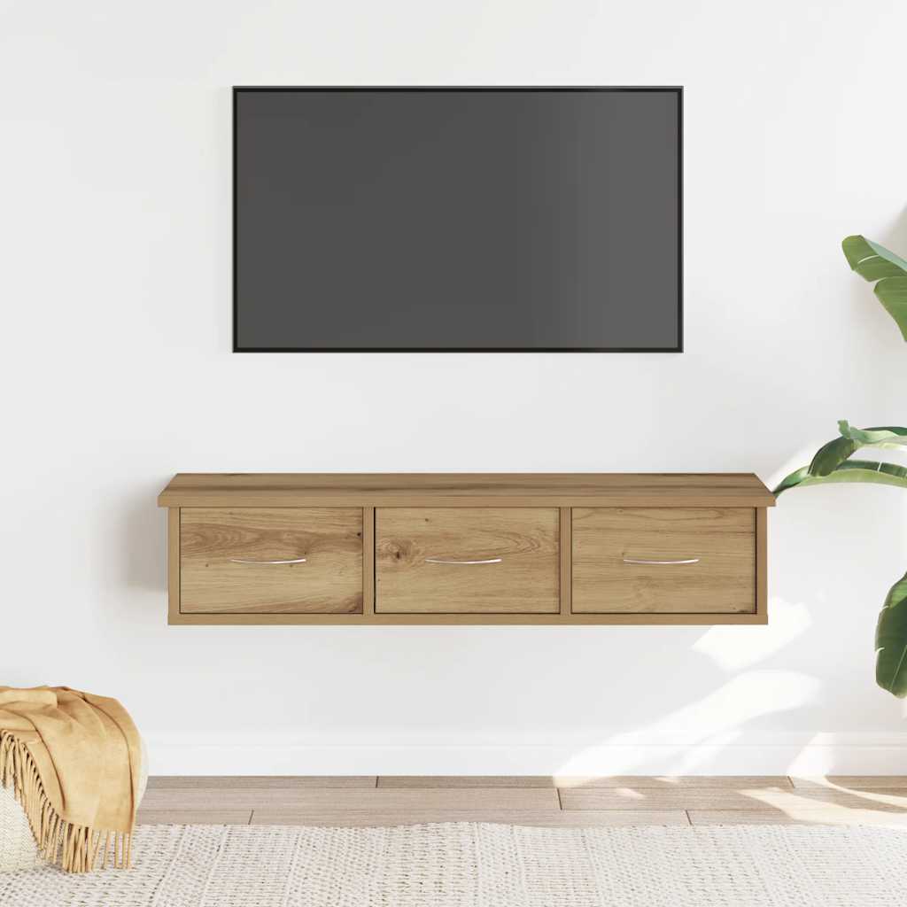 Veggskap Artisan Eik 88x26x18,5 cm