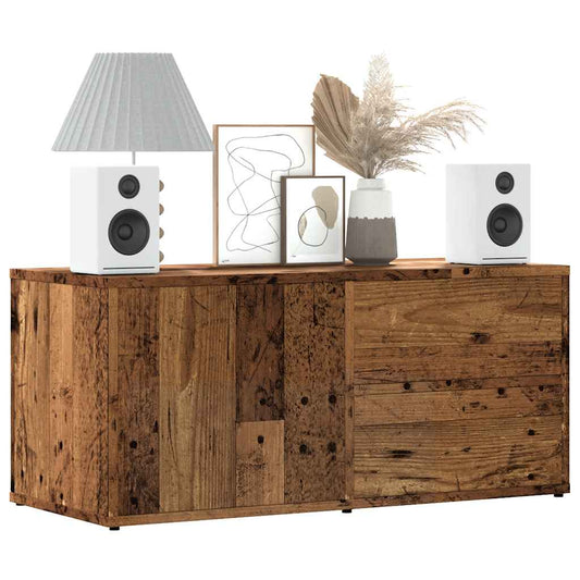 TV-Møbel Gammelt Tre TV-benk 80x34x35,5 cm