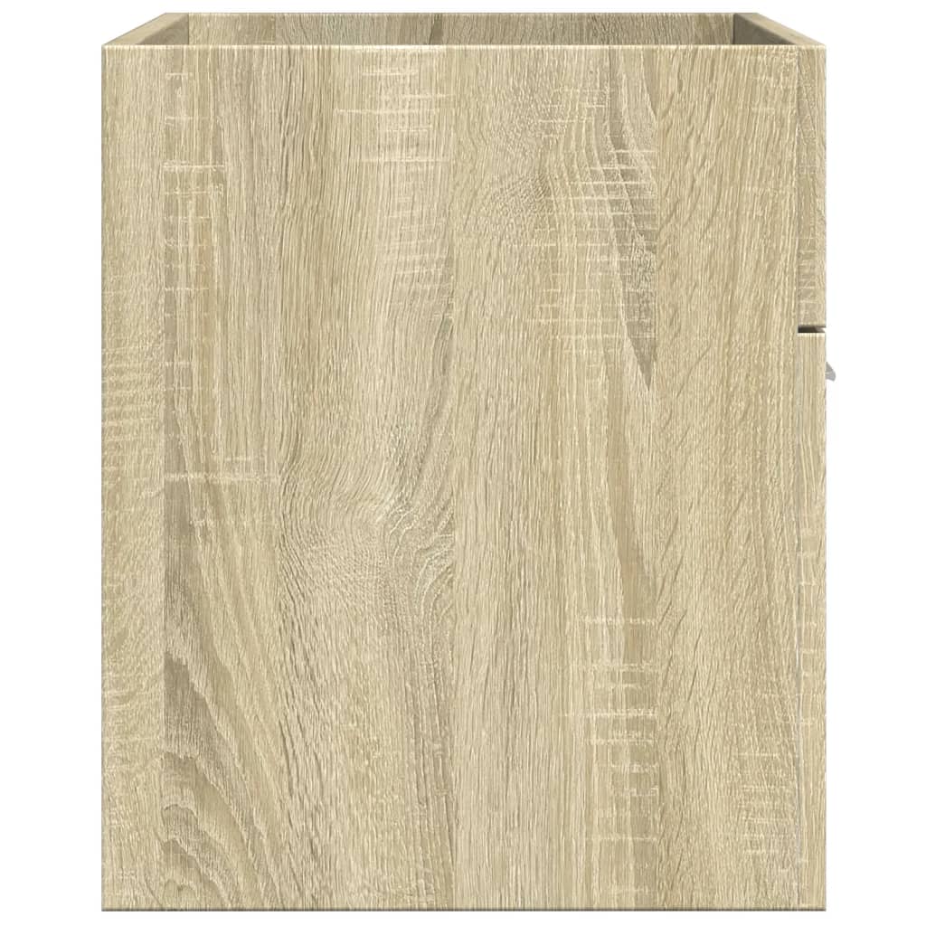 Baderomsservantskap sonoma eik 80x38,5x46 cm sponplate