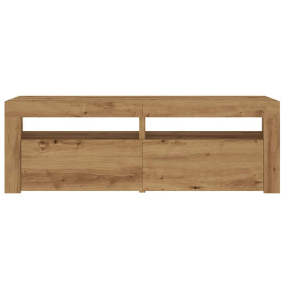 TV-Møbel Artisan Eik TV-benk med LED-lys 120x35x40 cm