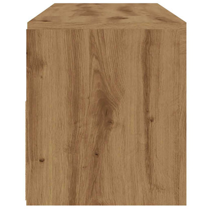 TV-Møbel Artisan Eik TV-benk med LED-lys 120x35x40 cm