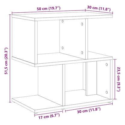 Nattbord gammelt tre 50x30x51,5 cm konstruert tre