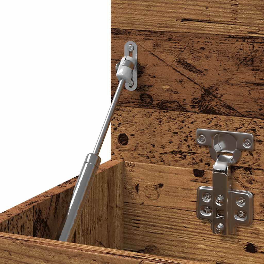 Skoskap Skohylle Skobenk Gammelt tre 80x30x45 cm