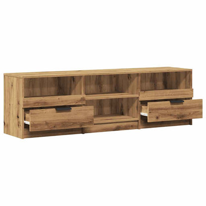 TV-benk artisan eik 150x33,5x45 cm konstruert tre