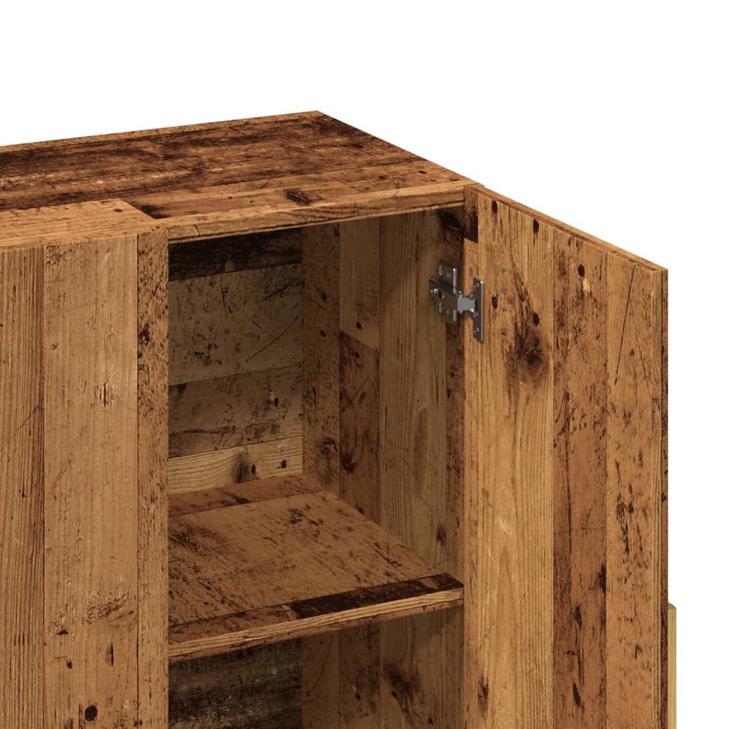 Skjenk Gammelt Tre 90x34x80 cm