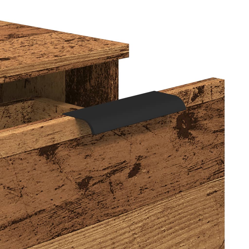 Skjenk Gammelt Tre 30x30x70 cm